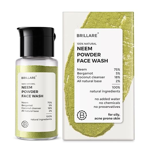 Brillare Neem FaceWash for Acne & Pimples, 15gm (pack of 2)