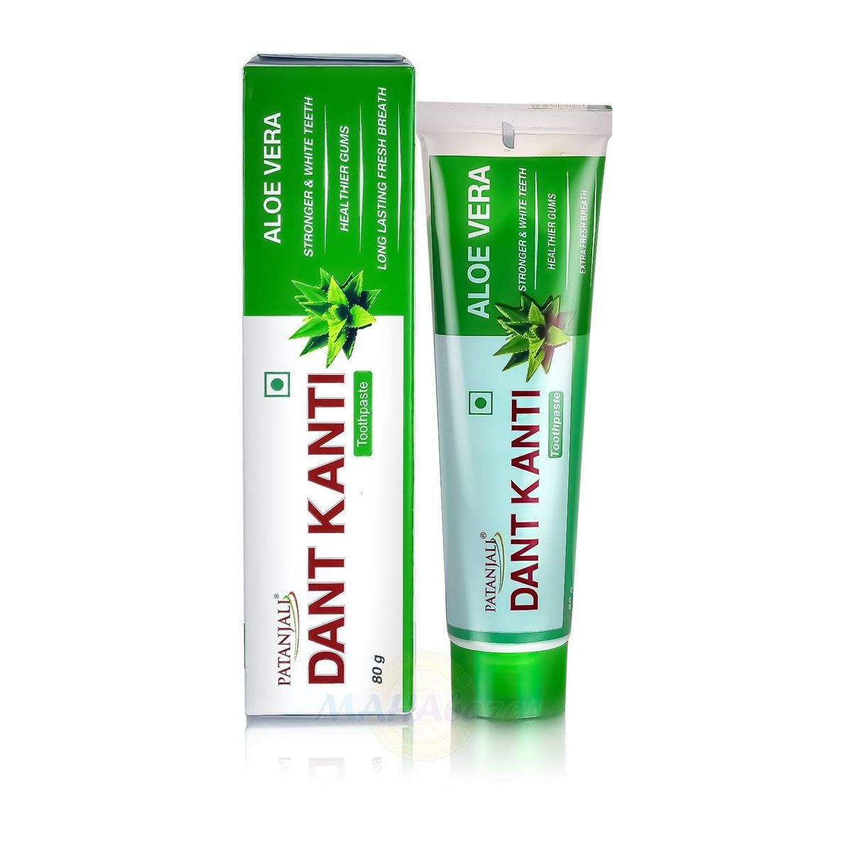Patanjali Dant Kanti Aloevera Toothpaste 80g (Pack of 3)
