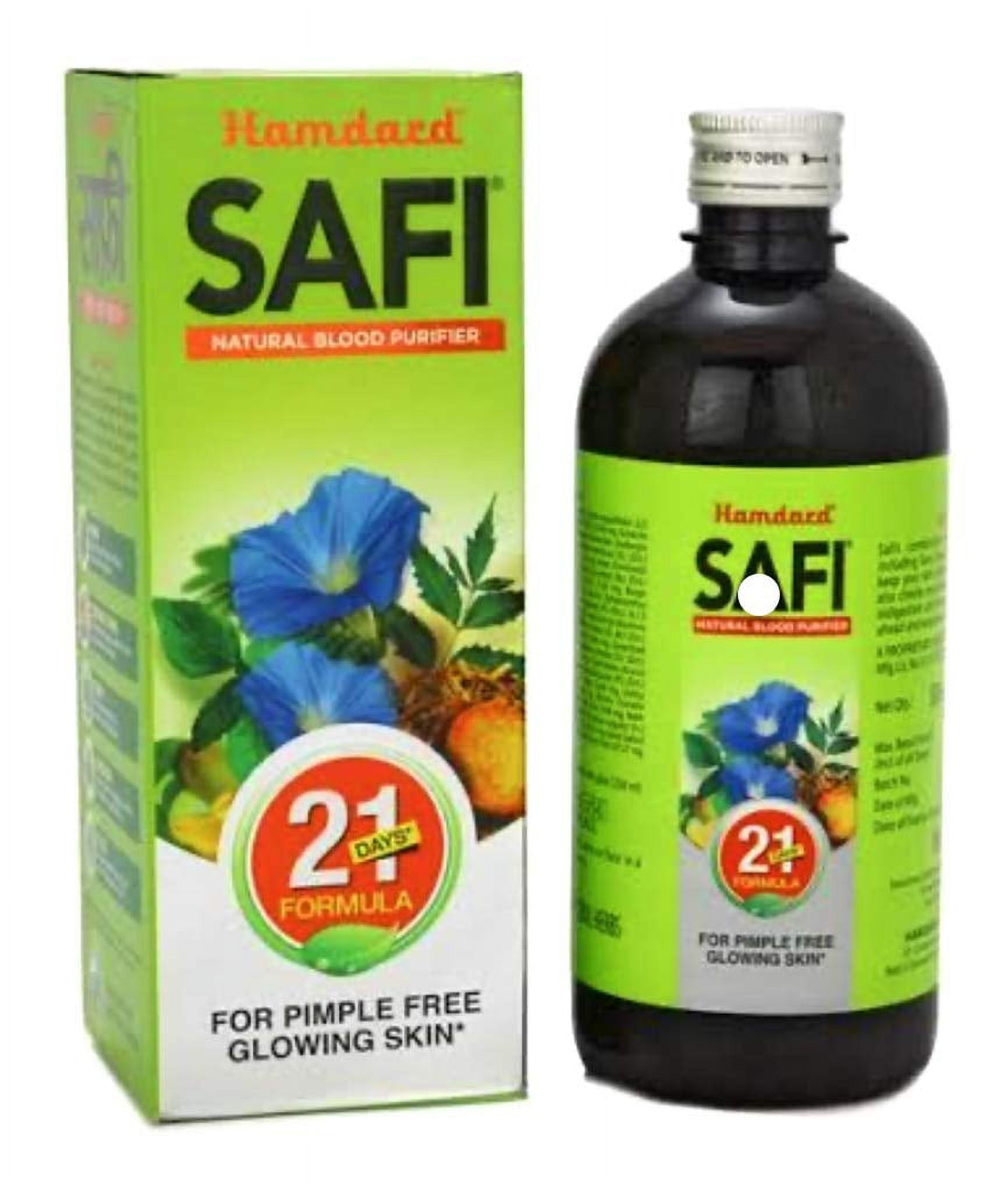 Hamdard Safi Blood Purifier Syrup, Green, 500 ml