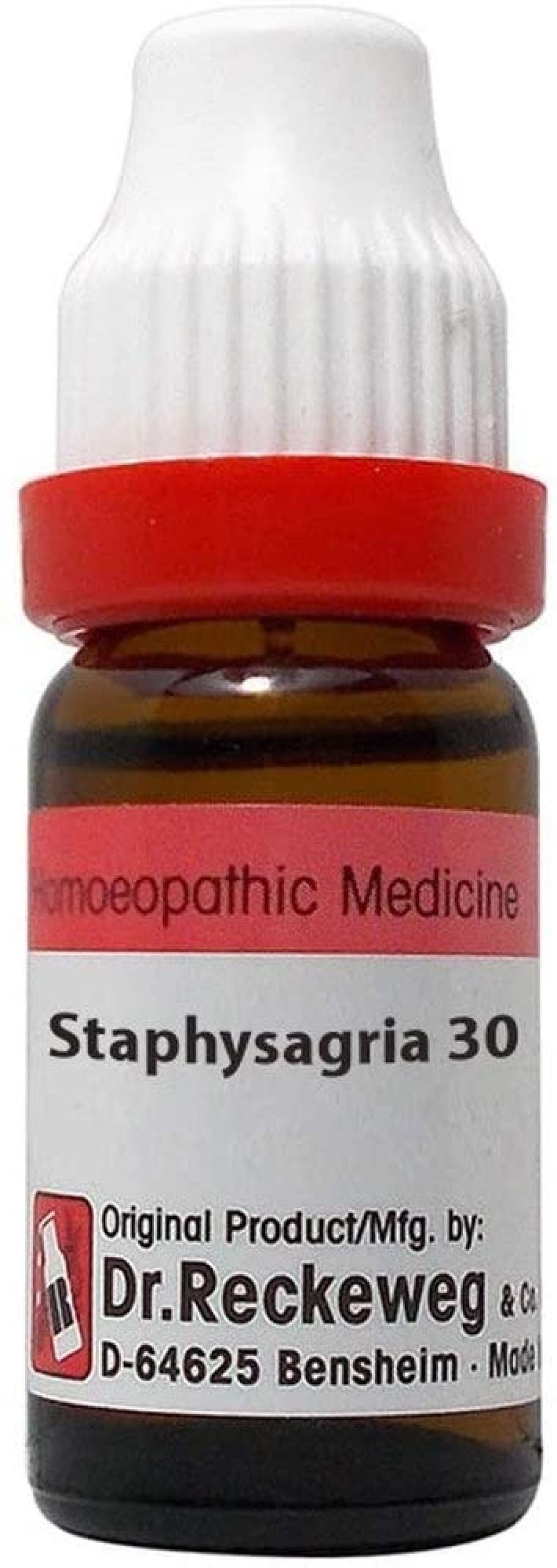 Dr. Reckeweg Germany Homeopathy Staphysagria (30 CH) (11 ML) by Qualityexports