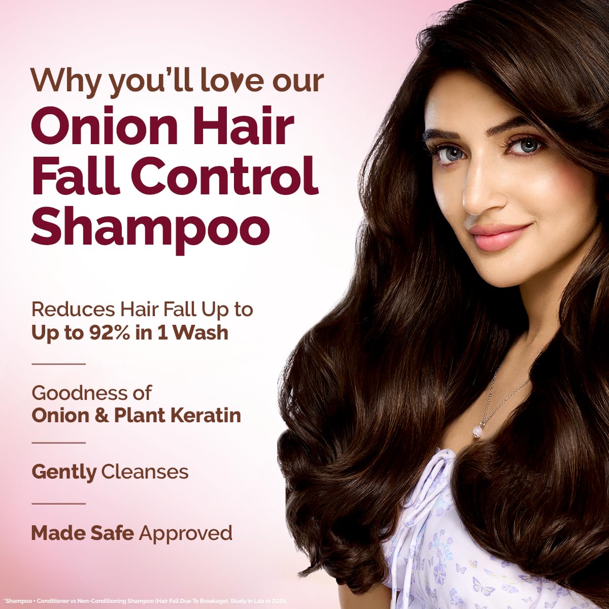 Mamaearth Onion Hair Fall Shampoo: 250 ml
