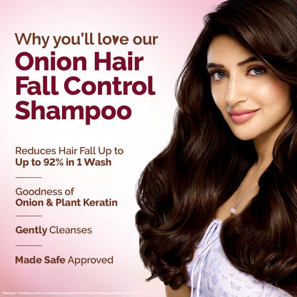 Mamaearth Onion Hair Fall Shampoo: 250 ml