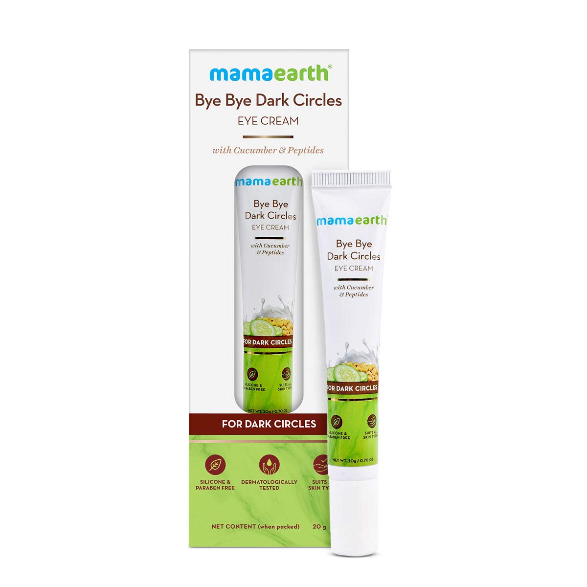 Mamaearth Bye Bye Dark Circle Eye Cream: 20 g