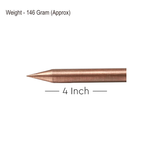 Copper Kilak (4 Inch) | Conical Rod | Vastu Nail for Vastu Dosh Correction | Vastu Remedy | Vastu Kilak Remedy | (Set of 1)