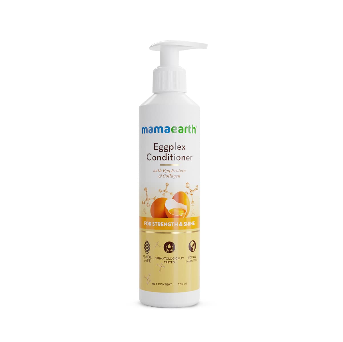 Mamaearth Eggplex Conditioner: Egg Protein & Collagen, 250 ml