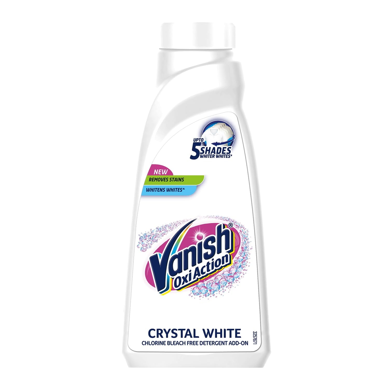 Pack of 2 Vanish Crystal White 800ml Fabric Whitener Detergent Add-On Liquid Stain Remover
