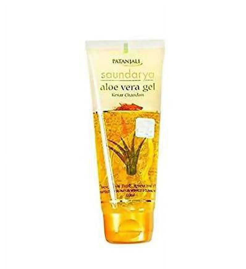 PATANJALI Saundarya Aloe Vera Gel Kesar Chandan 150ml [PACK OF 3]