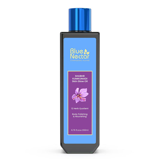 Blue Nectar Shubhr Kumkumadi Skin Glow Oil | Body Polishing Nourishing
