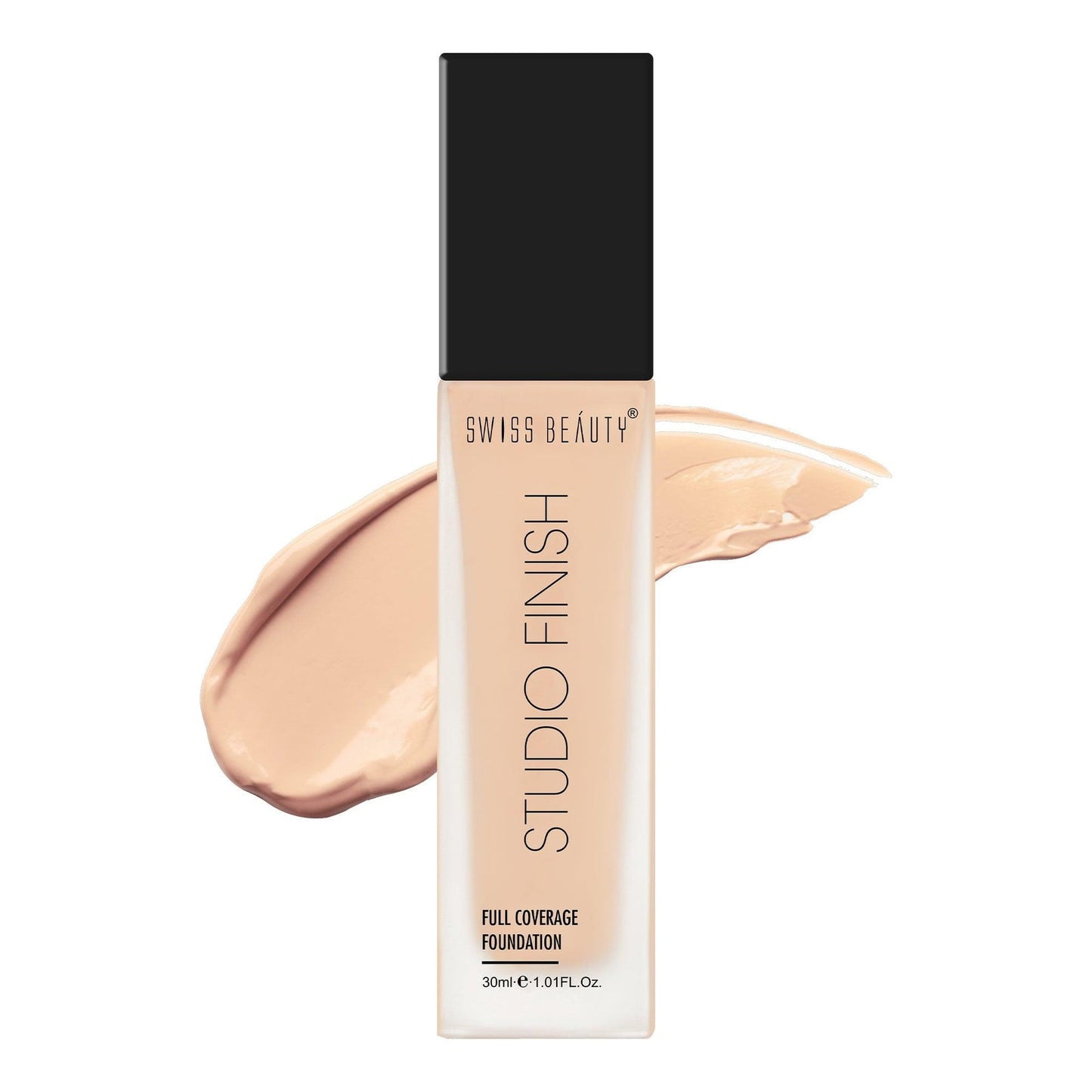 SWISS BEAUTY Full Coverage Foundation Studio Finish, Face Makeup, Shade- Ivory Rose, 30ml