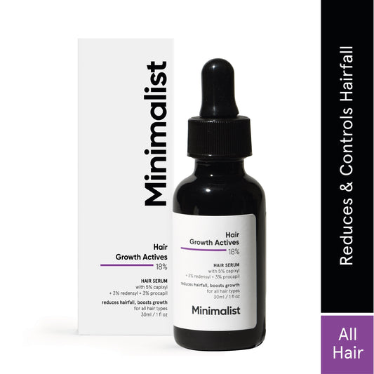 Minimalist Hair Density Serum 18% | For Men & Women
