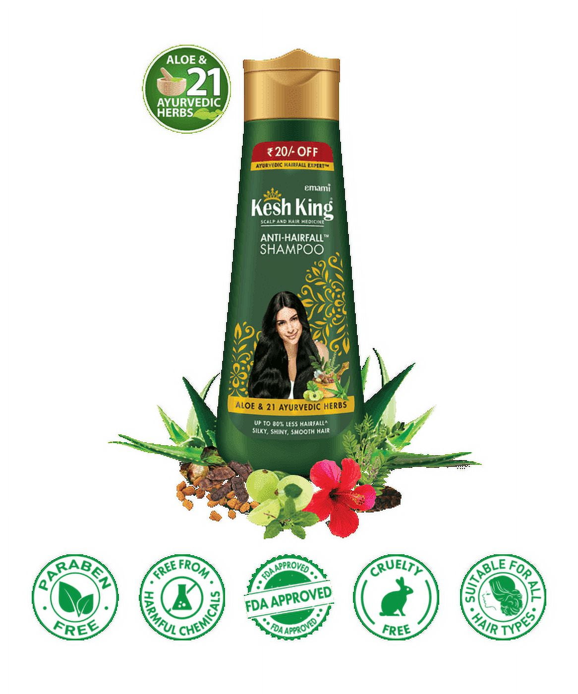 Kesh King Herbal Shampoo ,120ml