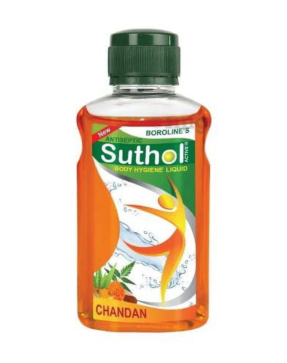Boroline's Suthol Antiseptic Skin Hygiene Liquid Active Chandan 200 ml