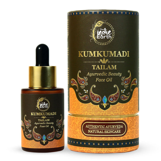 The Indie Earth Kumkumadi Tailam 30 ml | An Ayurvedic Beauty Face Oil | Miraculous Beauty