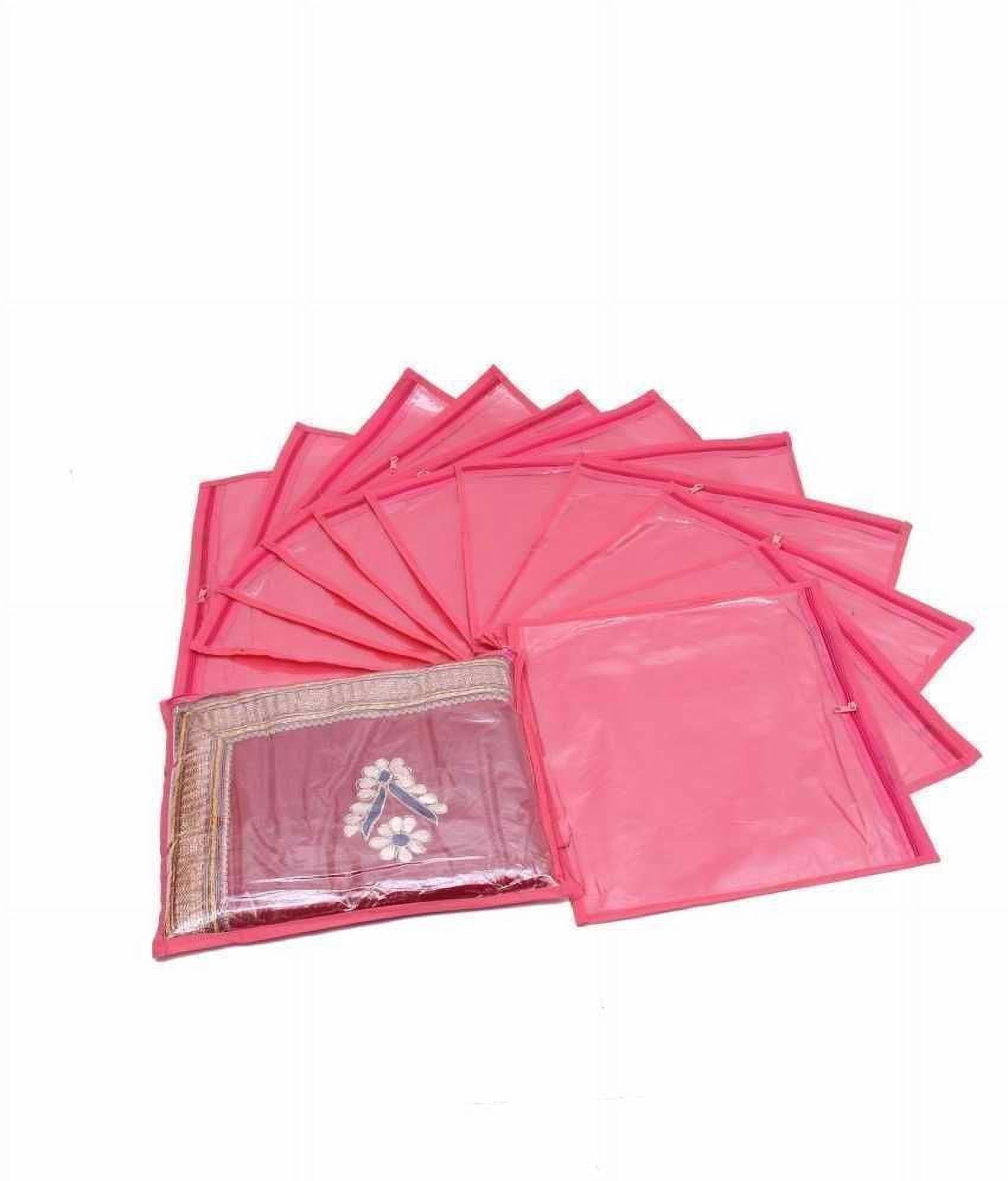Kuber Industries Non Wooven Saree Covers Set of 12 Pcs
