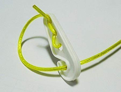 iKonbi 10 meter PVC Coated Steel Wire Rope Washing Line Clothesline with 2 Plastic Hooks Random Color