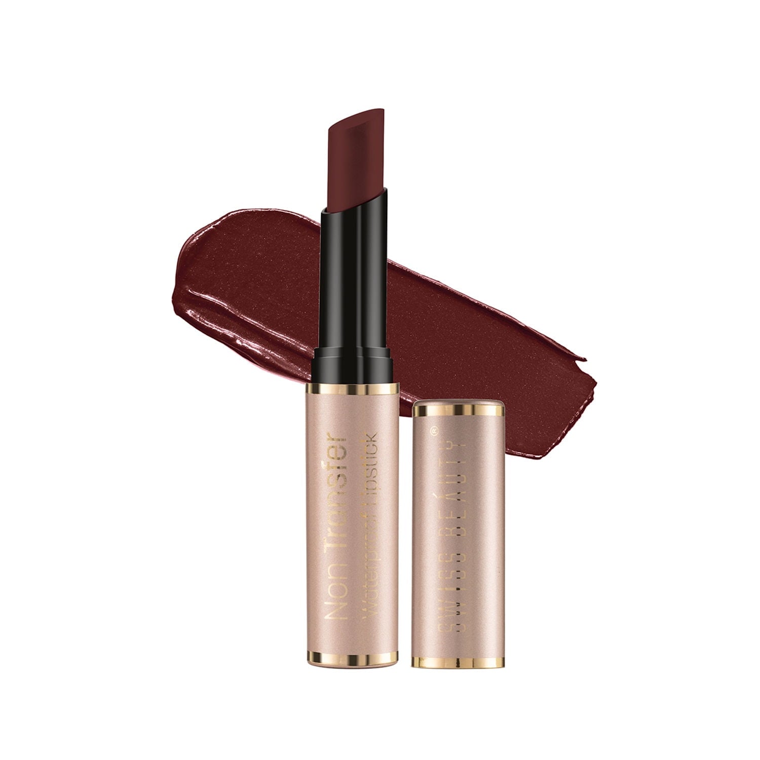 Swiss Beauty Non Transfer Waterproof Lipstick - 417 Bronze