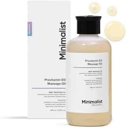 Minimalist Baby Massage Oil with Provitamin D3