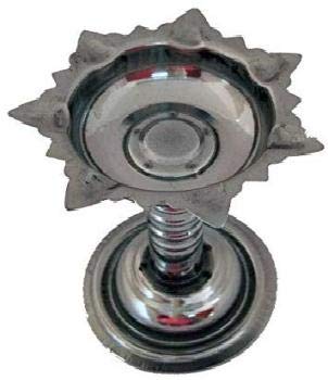 iKonbi Stainless steel Diyas for Pooja - Deepak for Puja Aarti - Oil Lamp - Pooja