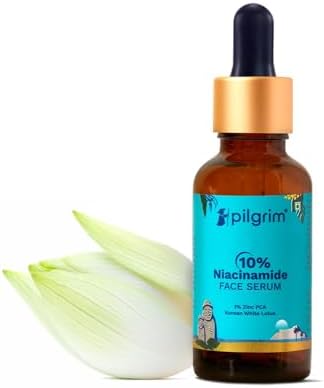 Pilgrim 10% Niacinamide Serum 30ml For Acne Marks|With 1% Zinc PCA, Salicylic & Hyaluronic