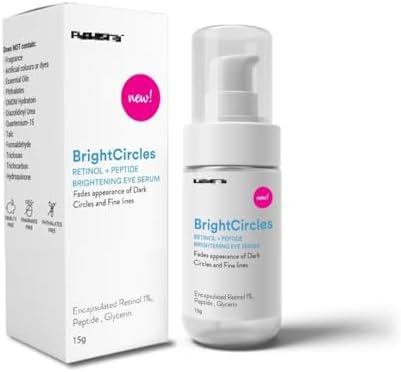 Farmistry BrightCircles Retinol + Peptide Brightening Eye Serum 15gm | 1% Encapsulated Ret