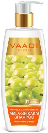 Vaadi Herbals Hair Growth Shampoo Amla Shikakai Hairfall & Damage Control Anti Dandruff Sh