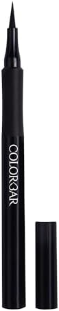 Colorbar Ultimate Eye Liner, Black, 1ml, Long-lasting, Smudge-Free, Fast Drying, Vegetaria