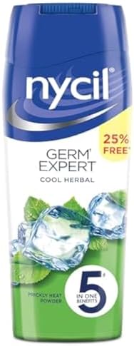 Cool Herbal Instant Cooling Prickly Heat Powder with Neem & Pudina Cool Talc 150g