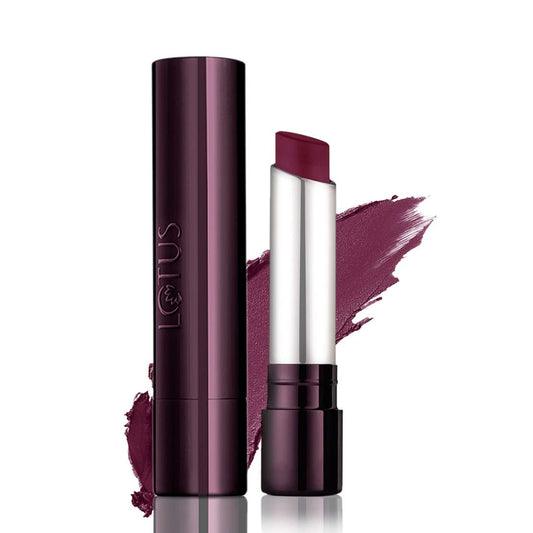 Lotus Makeup Proedit Silk Touch Matte Lip Color, Mystique, Maroon, 4 g
