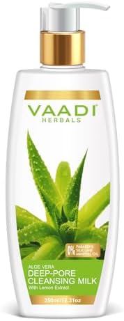Vaadi Herbals Moisturizer Body Moisturizer Aloe Vera Deep Pore Cleansing Milk Moisturizing