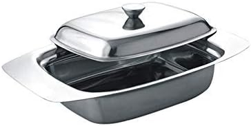 iKonbi Stainless Steel Butter Dish/Butter Pot with Lid