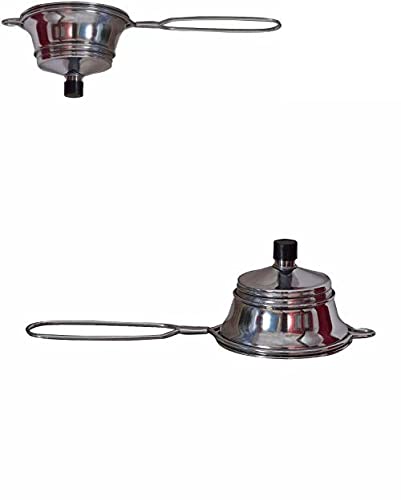 iKonbi Stainless Steel Pouring Funnel Oil Bottle Strainer Jam Filter for Kitchen,Baby Feeding Bottle Strainer,1 Piece