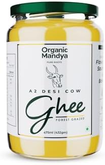 Organic Mandya Desi Cow A2 Ghee Pure | Natural & Healthy (500 Ml)