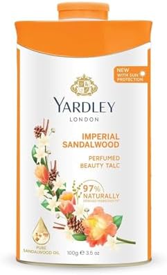 Yardley London Perfumed Talc Sandalwood 100g