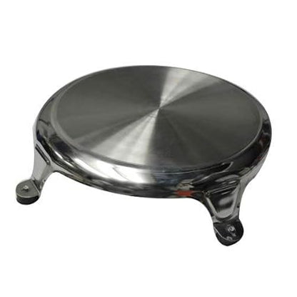 iKonbi Stainless Steel Classic Heavy Chakla -Belan- Chimta Kitchen Tool Set- Set of