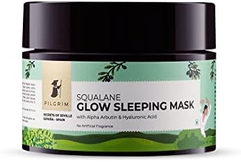 PILGRIM Spanish Squalane (Plant) Glow Sleeping Mask with alpha arbutin & hyaluronic acid |