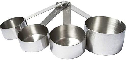 iKonbi Set of 4 Heavy Measuring Cup and 4 Measuring Spoon