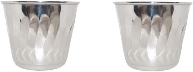 iKonbi Stainless Steel Flower Pots/Round Plant Planters Set of