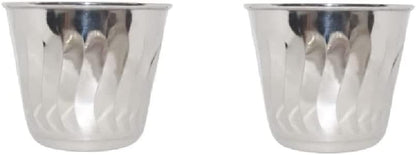 iKonbi Stainless Steel Flower Pots/Round Plant Planters Set of
