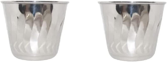 iKonbi Stainless Steel Flower Pots/Round Plant Planters Set of