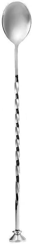 iKonbi Stainless Steel Bar Spoon with Small Crusher 30 x 20 x 310
