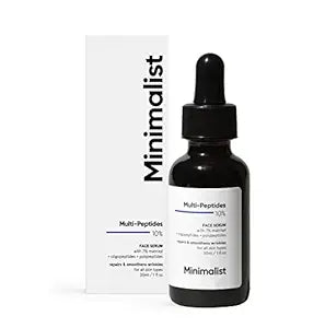 Minimalist Multi Peptide Night Face Serum: Collagen Boost,