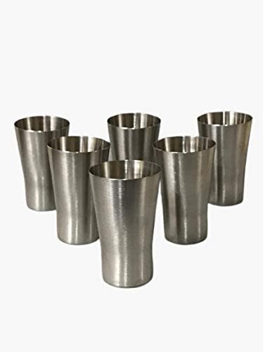 iKonbi Stainless Steel Party Shot Glass- Set of 6- 50 ml
