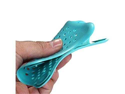 iKonbi Hair Catcher Durable Silicone Hair Stopper Shower Drain Covers and Clean for Bathroom Bathtub and Kitchen Sink - Multicolor Pack of 2 - Random Color