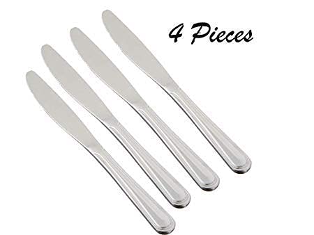 iKonbi Stainless Steel Cutlery Set of -4Pcs- Butter Knife & Dinner Knife 20 Cms