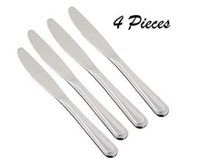 iKonbi Stainless Steel Cutlery Set of -4Pcs- Butter Knife & Dinner Knife 20 Cms