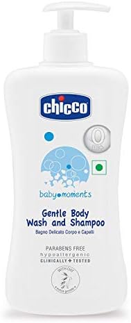 Chicco Baby Moments Gentle BodyWash and Shampoo (500ml)