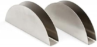 iKonbi Stainless Steel Set of 2 Tissue Paper Holder Useful for Office Kitchen Dining Table Travel