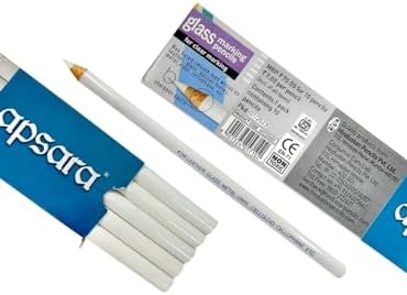 Apsara Glass Marking Pencils, White -