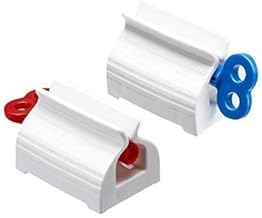 iKonbi Rolling Tube Toothpaste Squeezer Toothpaste Seat Holder Stand Rotate Toothpaste