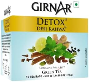 Girnar Detox Green Tea - Desi Kahwa (36 Tea Bags)
